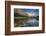 Canada, Alberta, Jasper National Park. Colin Range reflection in Medicine Lake at sunset.-Jaynes Gallery-Framed Photographic Print