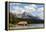 Canada, Alberta, Jasper National Park, Maligne Lake and Boat House-Jamie & Judy Wild-Framed Premier Image Canvas