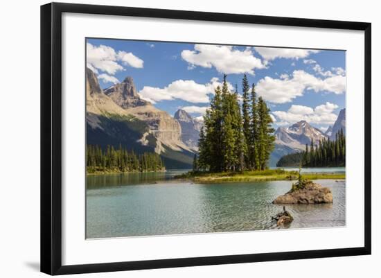 Canada, Alberta, Jasper National Park, Maligne Lake and Spirit Island-Jamie & Judy Wild-Framed Photographic Print