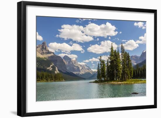 Canada, Alberta, Jasper National Park, Maligne Lake and Spirit Island-Jamie & Judy Wild-Framed Photographic Print