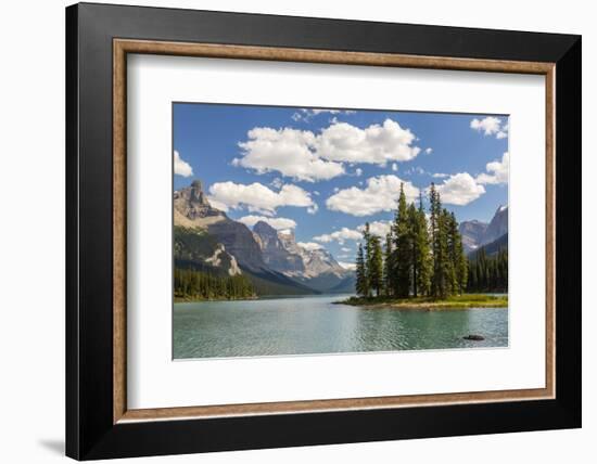 Canada, Alberta, Jasper National Park, Maligne Lake and Spirit Island-Jamie & Judy Wild-Framed Photographic Print