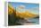 Canada, Alberta, Jasper National Park. Medicine Lake and Canadian Rocky Mountains.-Jaynes Gallery-Framed Premier Image Canvas