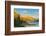 Canada, Alberta, Jasper National Park. Medicine Lake and Canadian Rocky Mountains.-Jaynes Gallery-Framed Photographic Print