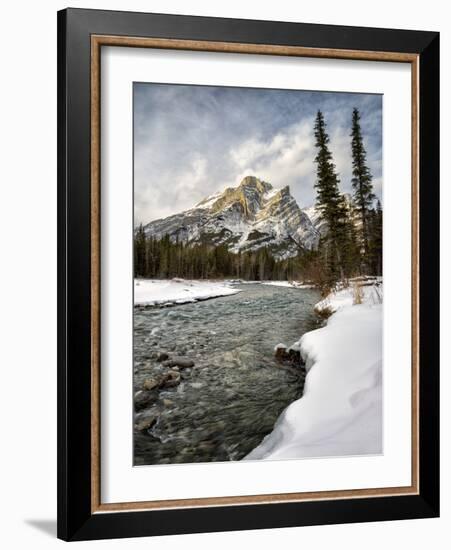 Canada, Alberta, Kananaskis Country, Mount Kidd and the Kananaskis River-Ann Collins-Framed Photographic Print