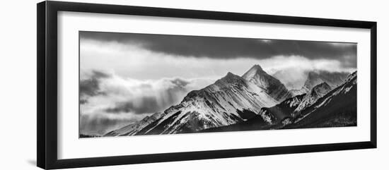 Canada, Alberta, Kananaskis Country, Panorama of Mount Burstall in Peter Lougheed Provincial Park-Ann Collins-Framed Photographic Print