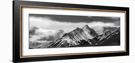 Canada, Alberta, Kananaskis Country, Panorama of Mount Burstall in Peter Lougheed Provincial Park-Ann Collins-Framed Photographic Print