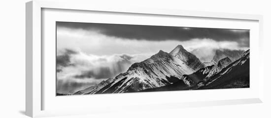 Canada, Alberta, Kananaskis Country, Panorama of Mount Burstall in Peter Lougheed Provincial Park-Ann Collins-Framed Photographic Print