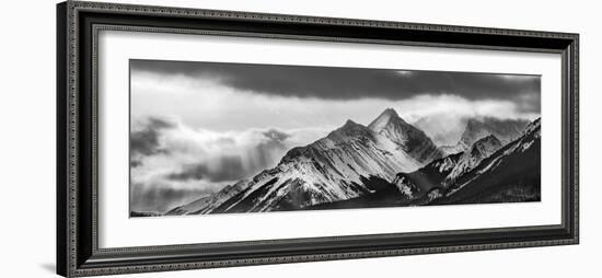 Canada, Alberta, Kananaskis Country, Panorama of Mount Burstall in Peter Lougheed Provincial Park-Ann Collins-Framed Photographic Print