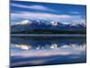 Canada, Alberta, Pyramid Lake in Jasper National Park-Mike Grandmaison-Mounted Photographic Print