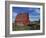 Canada, Alberta, Red Barn-Mike Grandmaison-Framed Photographic Print