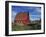 Canada, Alberta, Red Barn-Mike Grandmaison-Framed Photographic Print