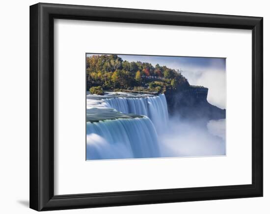 Canada and USA, Ontario and New York State, Niagara, Niagara Falls, the American and Canadian Falls-Jane Sweeney-Framed Photographic Print