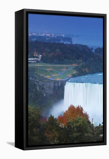 Canada and USA, Ontario and New York State, Niagara, Niagara Falls, View of Horseshoe Falls-Jane Sweeney-Framed Premier Image Canvas