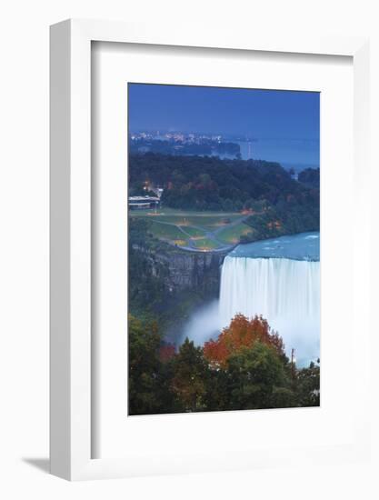 Canada and USA, Ontario and New York State, Niagara, Niagara Falls, View of Horseshoe Falls-Jane Sweeney-Framed Photographic Print