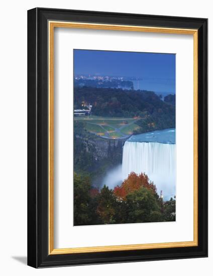 Canada and USA, Ontario and New York State, Niagara, Niagara Falls, View of Horseshoe Falls-Jane Sweeney-Framed Photographic Print