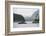 Canada, B.C, Vancouver Island. Trees and Rocks at Tonquin Beach-Kevin Oke-Framed Photographic Print