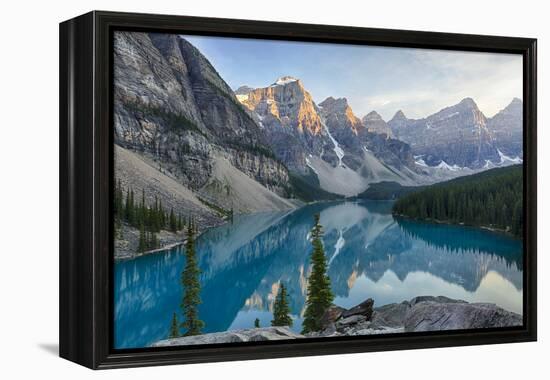 Canada, Banff National Park, Valley of the Ten Peaks, Moraine Lake-Jamie & Judy Wild-Framed Premier Image Canvas