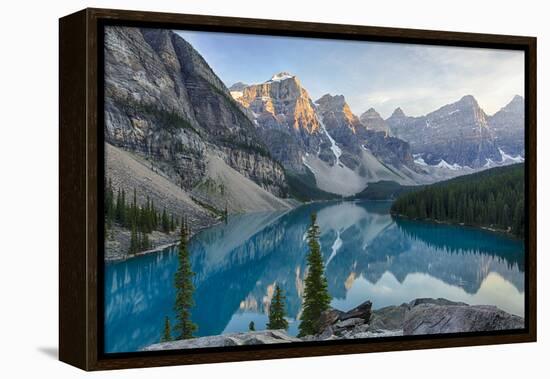 Canada, Banff National Park, Valley of the Ten Peaks, Moraine Lake-Jamie & Judy Wild-Framed Premier Image Canvas