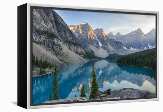 Canada, Banff National Park, Valley of the Ten Peaks, Moraine Lake-Jamie & Judy Wild-Framed Premier Image Canvas