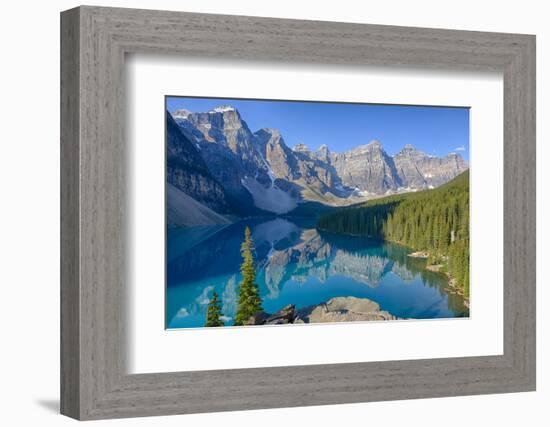 Canada, Banff National Park, Valley of the Ten Peaks, Moraine Lake-Jamie & Judy Wild-Framed Photographic Print