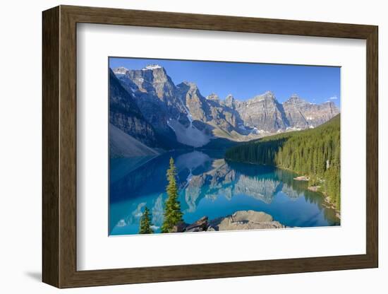 Canada, Banff National Park, Valley of the Ten Peaks, Moraine Lake-Jamie & Judy Wild-Framed Photographic Print