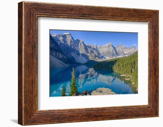 Canada, Banff National Park, Valley of the Ten Peaks, Moraine Lake-Jamie & Judy Wild-Framed Photographic Print