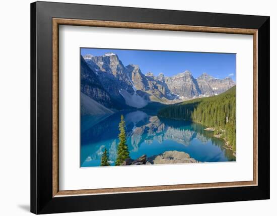 Canada, Banff National Park, Valley of the Ten Peaks, Moraine Lake-Jamie & Judy Wild-Framed Photographic Print