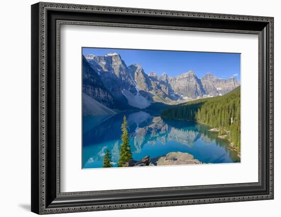 Canada, Banff National Park, Valley of the Ten Peaks, Moraine Lake-Jamie & Judy Wild-Framed Photographic Print