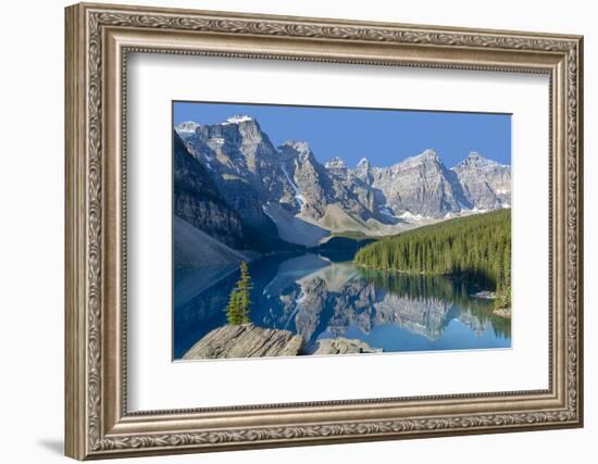 Canada, Banff National Park, Valley of the Ten Peaks, Moraine Lake-Jamie & Judy Wild-Framed Photographic Print