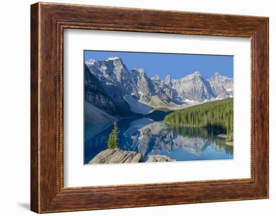 Canada, Banff National Park, Valley of the Ten Peaks, Moraine Lake-Jamie & Judy Wild-Framed Photographic Print