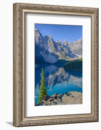 Canada, Banff National Park, Valley of the Ten Peaks, Moraine Lake-Jamie & Judy Wild-Framed Photographic Print