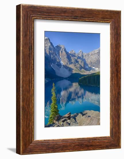 Canada, Banff National Park, Valley of the Ten Peaks, Moraine Lake-Jamie & Judy Wild-Framed Photographic Print