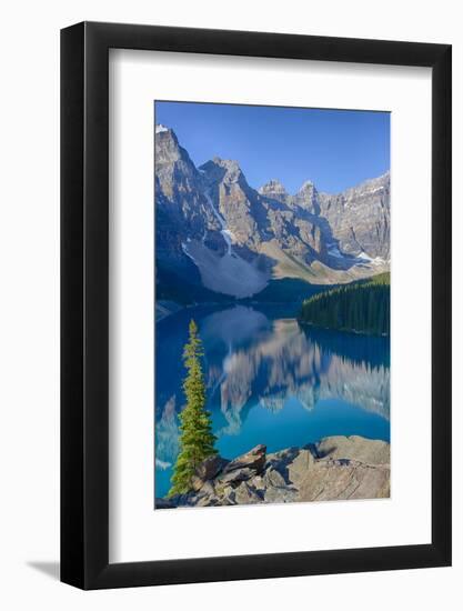 Canada, Banff National Park, Valley of the Ten Peaks, Moraine Lake-Jamie & Judy Wild-Framed Photographic Print