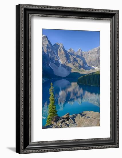 Canada, Banff National Park, Valley of the Ten Peaks, Moraine Lake-Jamie & Judy Wild-Framed Photographic Print