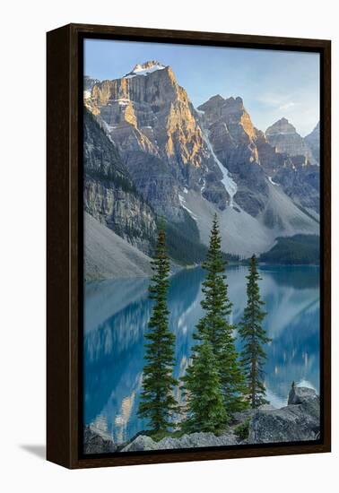 Canada, Banff National Park, Valley of the Ten Peaks, Moraine Lake-Jamie & Judy Wild-Framed Premier Image Canvas