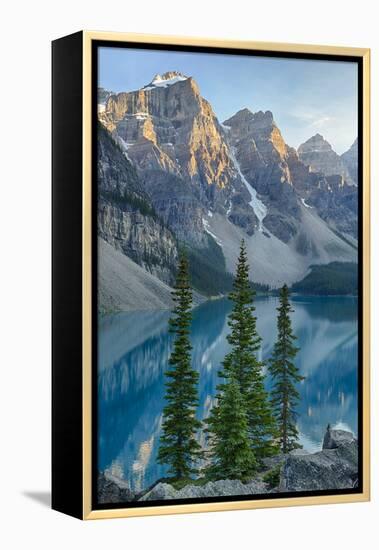 Canada, Banff National Park, Valley of the Ten Peaks, Moraine Lake-Jamie & Judy Wild-Framed Premier Image Canvas