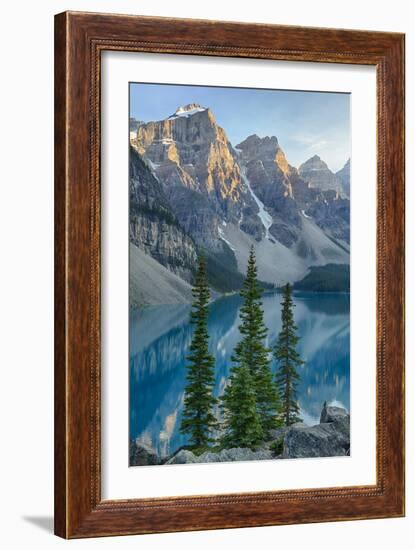 Canada, Banff National Park, Valley of the Ten Peaks, Moraine Lake-Jamie & Judy Wild-Framed Photographic Print