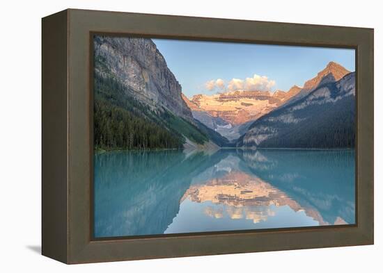 Canada, Banff NP, Lake Louise, Mount Victoria and Victoria Glaciers-Jamie & Judy Wild-Framed Premier Image Canvas