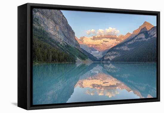 Canada, Banff NP, Lake Louise, Mount Victoria and Victoria Glaciers-Jamie & Judy Wild-Framed Premier Image Canvas