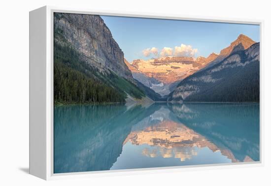 Canada, Banff NP, Lake Louise, Mount Victoria and Victoria Glaciers-Jamie & Judy Wild-Framed Premier Image Canvas