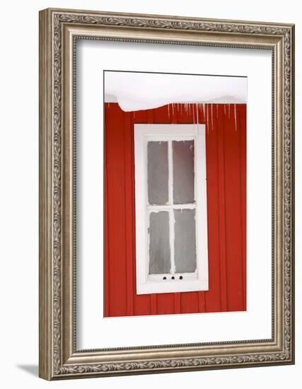 Canada, Banff, window detail.-Michele Westmorland-Framed Photographic Print