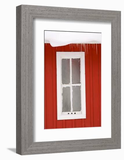 Canada, Banff, window detail.-Michele Westmorland-Framed Photographic Print