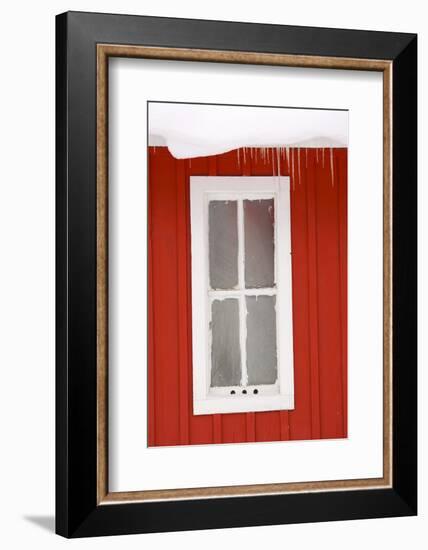 Canada, Banff, window detail.-Michele Westmorland-Framed Photographic Print