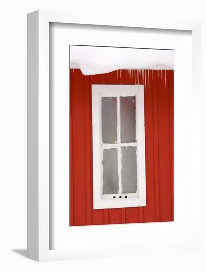 Canada, Banff, window detail.-Michele Westmorland-Framed Photographic Print