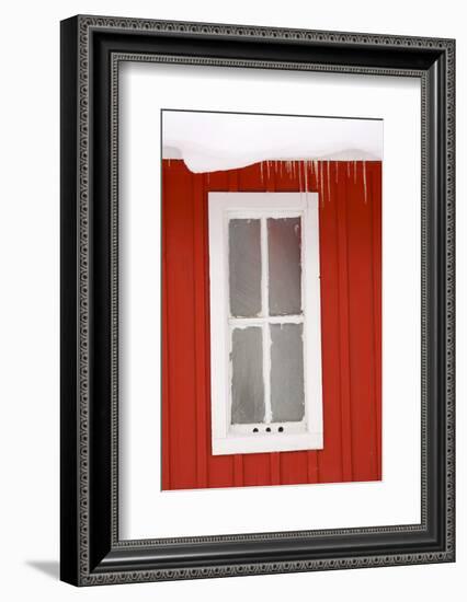 Canada, Banff, window detail.-Michele Westmorland-Framed Photographic Print