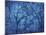 Canada. Blue abstract of trees.-Jaynes Gallery-Mounted Photographic Print