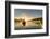 Canada, British Columbia. A kayaker paddles in morning mist on a Canadian lake.-Gary Luhm-Framed Photographic Print