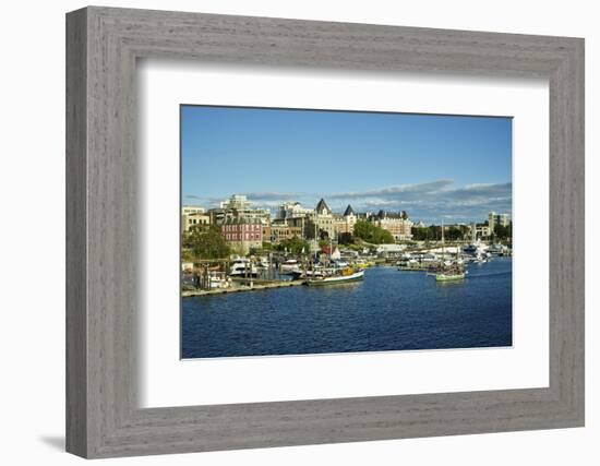 Canada, British Columbia. City of Victoria seen from the harbor-Michele Molinari-Framed Photographic Print