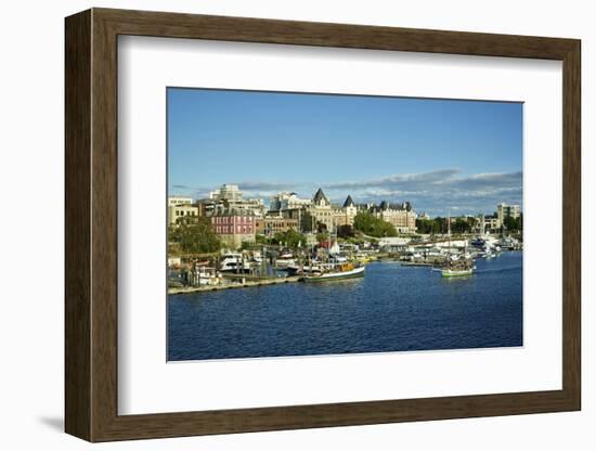 Canada, British Columbia. City of Victoria seen from the harbor-Michele Molinari-Framed Photographic Print