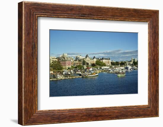 Canada, British Columbia. City of Victoria seen from the harbor-Michele Molinari-Framed Photographic Print